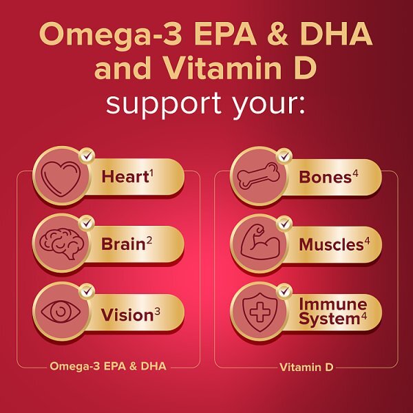 Seven Seas Omega-3 Fish Oil + Vitamin D 30 Caps