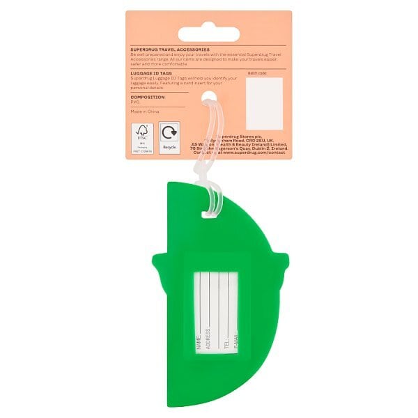 Superdrug Novelty Luggage Tag