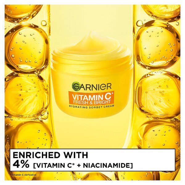 Garnier Vitamin C Fresh & Bright Sorbet Cream with Niacinamide 85ml