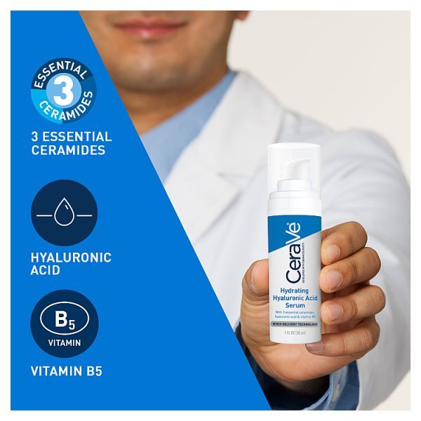 CeraVe Hydrating Hyaluronic Acid Serum with Ceramides for All Skin Types 30ml