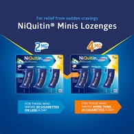 NiQuitin Minis Mint 4mg, 60 Lozenges- Quit Smoking Aid