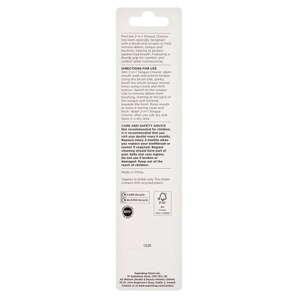 S/D PROCARE TONGUE CLEANER x2