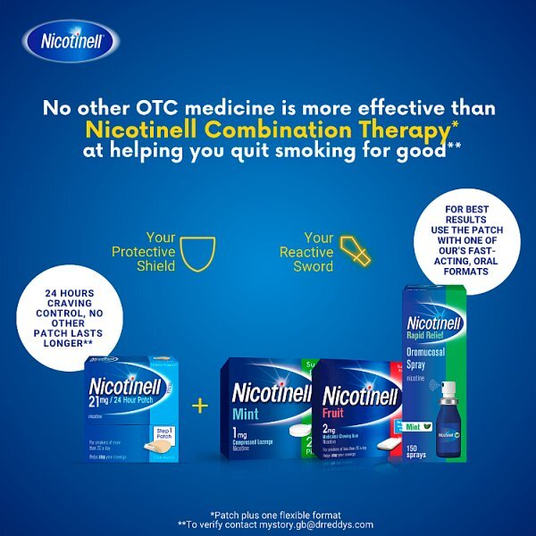 Nicotinell Step 1 Patch 21mg 7 Day Supply