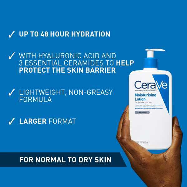 CeraVe Moisturising Lotion with Hyaluronic Acid & Ceramides 236ml