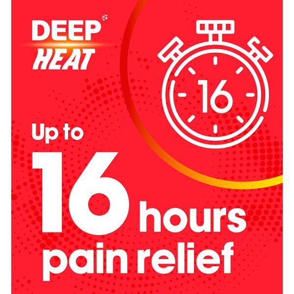 Deep Heat Pain Relief Heat Patch 4s