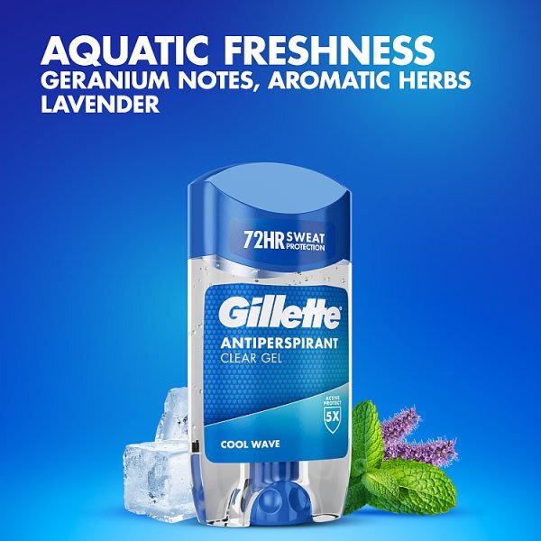 Gillette Cool Wave Clear Gel 70Ml