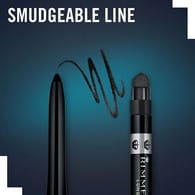 Rimmel Exaggerate Waterproof Eye, Definer Noir