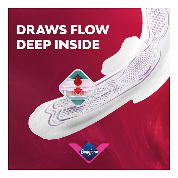 Bodyform Ultimate Night Sanitary Towels Wings 8 Pack