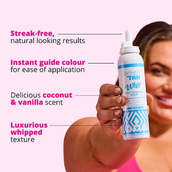 Skin & Tan Self-Tanning Whip Medium 150ml