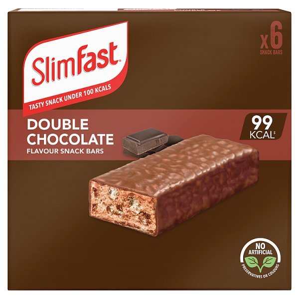 Slimfast Core Snack Bar Double Choc 150Ge (6X25g)