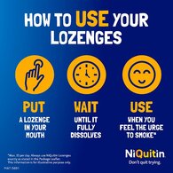NiQuitin Mint 2mg Lozenges, 132 Lozenges- Quit Smoking Aid