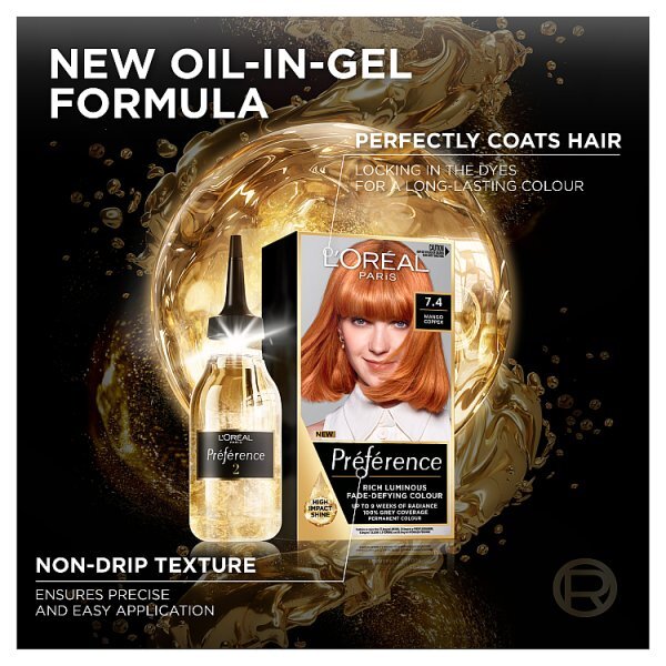 Preference Infinia P74 Mango Intense Copper Hair Dye