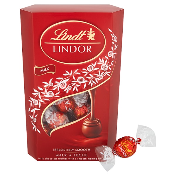 Lindt Lindor Milk Chocolate Box Selection 337g