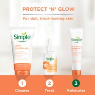 Simple Protect 'N' Glow Triple Protect Moisturiser SPF 30 40 ml