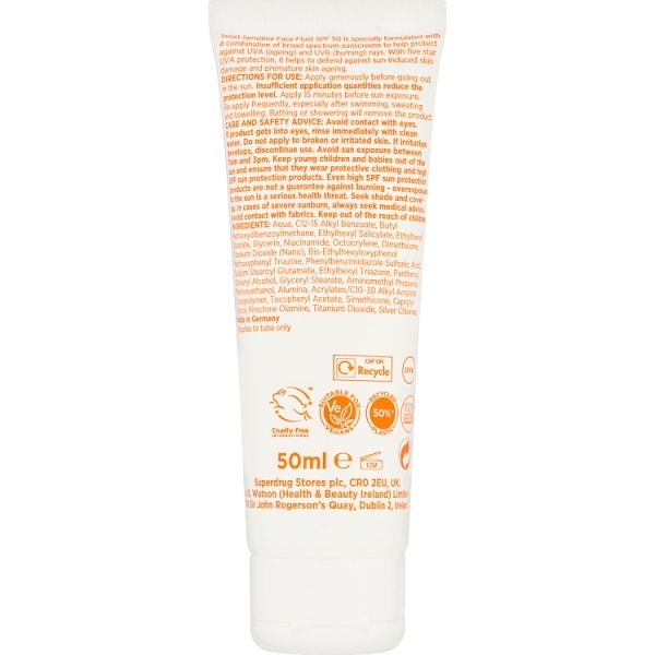 Solait Sensitive Face Fluid SPF50 50ml