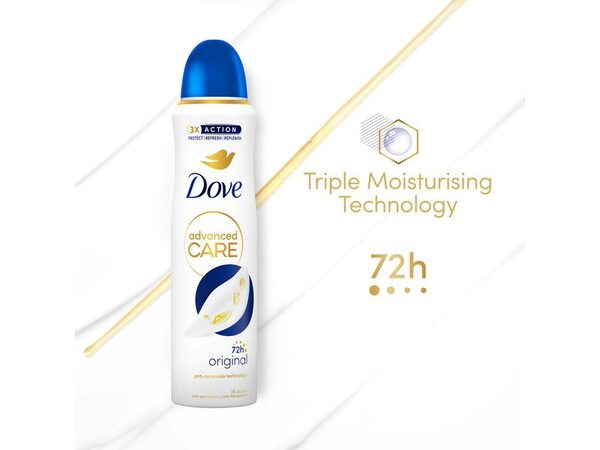 Dove Advanced Care Original Anti-Perspirant Aerosol 150 ml