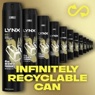 Lynx Aerosol Bodyspray Xxl Gold 250ml