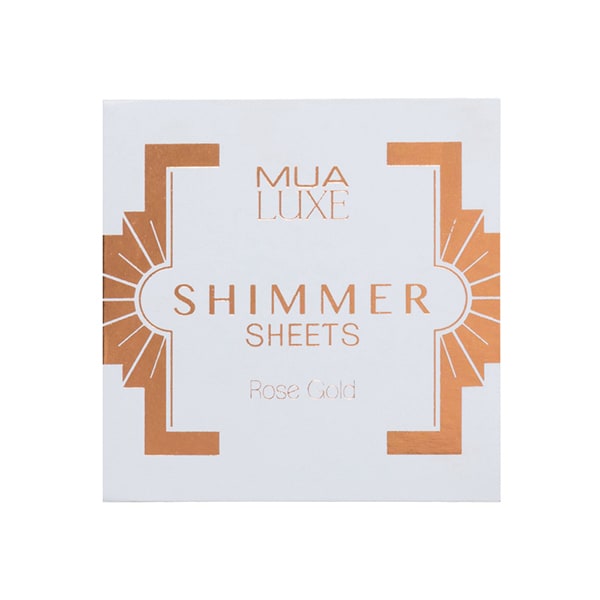 MUA Luxe Shimmer Sheet Rose Gold