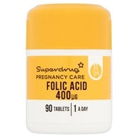 Superdrug Folic Acid - 90 Tablets