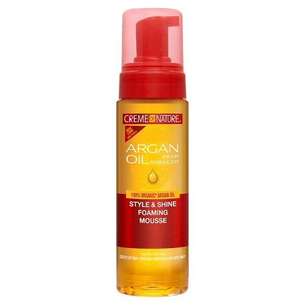 Creme of Nature Argan Oil Style & Shine Foaming Mousse 207ml
