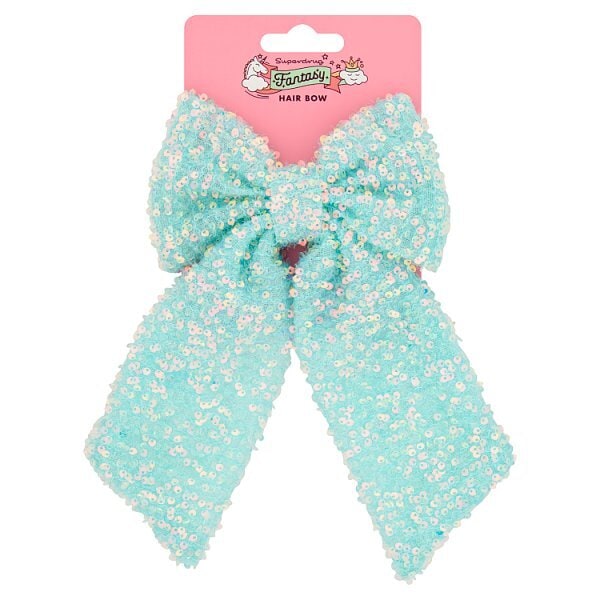 Superdrug Fantasy Sequin Bow Hair Accessory