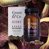 Grass & Co. Biome Chaga Mushrooms Capsules