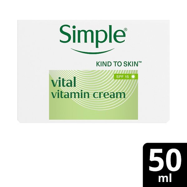 Simple Kind To Skin Vital Vitamin Day Cream SPF 15 50ml