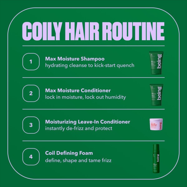 being MAX MOISTURE MOUSSE 222 mL