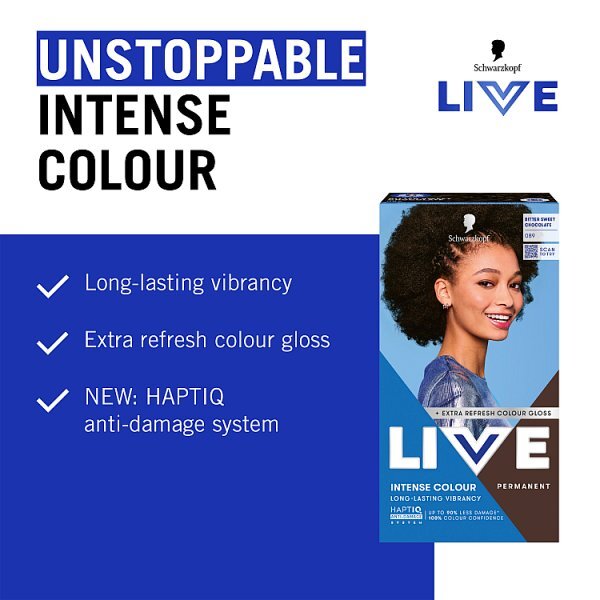 Schwarzkopf LIVE Bitter Sweet Chocolate Permanent Hair Dye