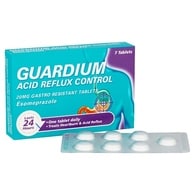 Guardium Acid Reflux Control Tabs Heartburn Indigestion 7s