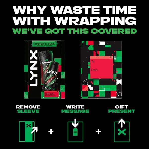Lynx Africa Duo Christmas Gift Set