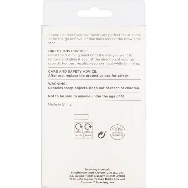 Studio Brow Razor 6 Pack