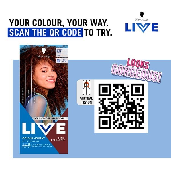 Schwarzkopf LIVE 065 Spicy Rum Semi-Permanent Hair Dye