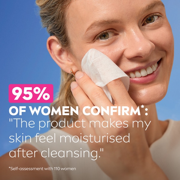 NIVEA Biodegradable Rose Care Micellar Wipes, 25 Wipes