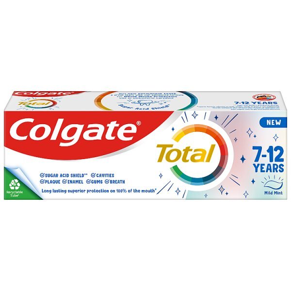 Colgate Total Kids 7-12 Years Mild Mint Toothpaste 50Ml