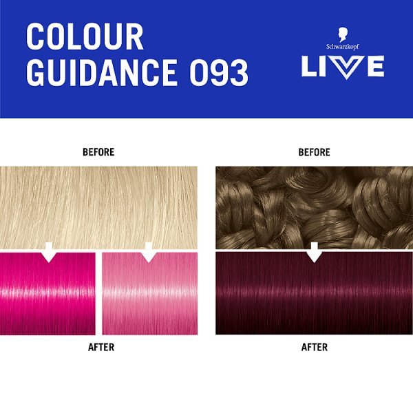 Schwarzkopf LIVE 093 Shocking Pink Semi-Permanent Hair Dye