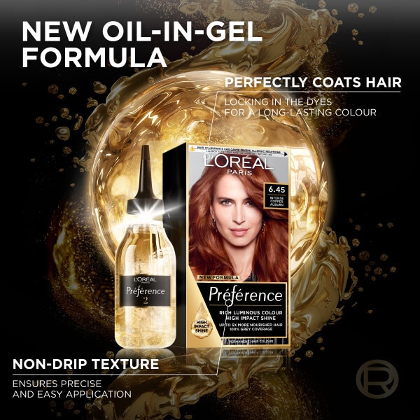 Preference 6.45 Brooklyn Intense Copper Auburn Hair Dye