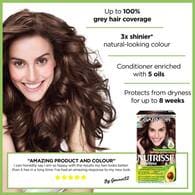 Garnier Nutrisse Permanent Hair Dye Medium Dark Brown 4 1/2