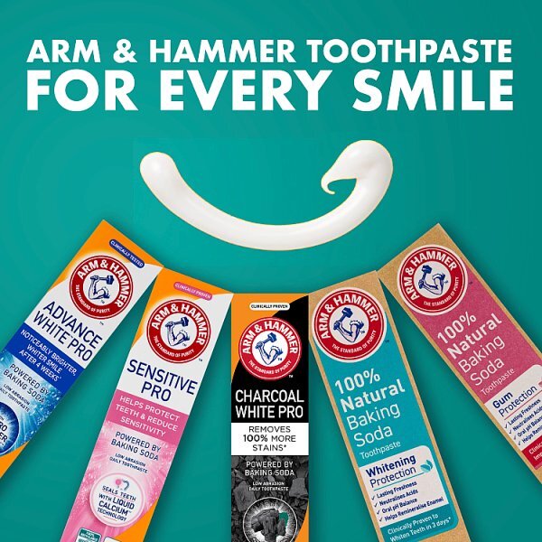 Arm and Hammer 100% Natural Baking Soda Toothpaste 75ml