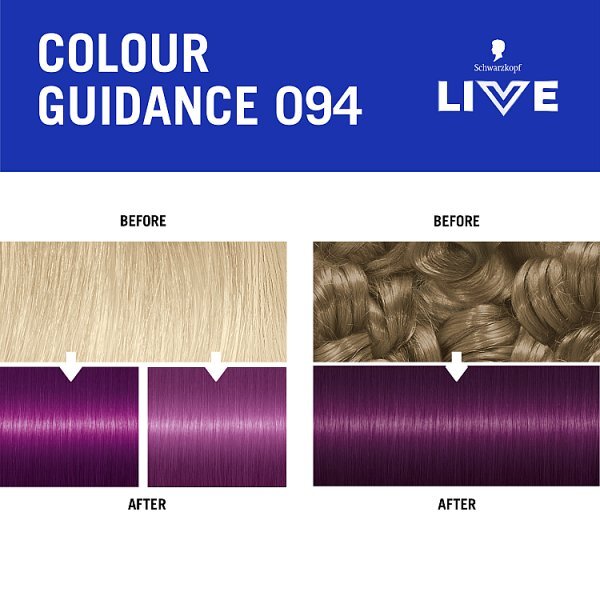 Schwarzkopf LIVE 094 Purple Punk Semi-Permanent Hair Dye