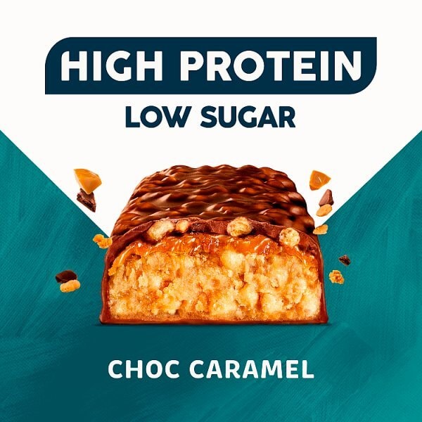 Trek High Protein Low Sugar Choc Caramel Protein Bar 55G