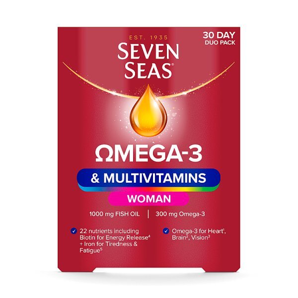 Seven Seas Omega 3 & Multivitamins Woman Duo