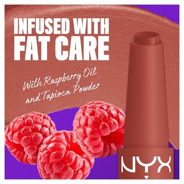 NYX Professional Makeup Fat Matte Lipstick, Rose Robe