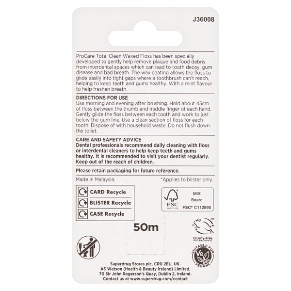 Pro Care Mint Floss Vegan 50m