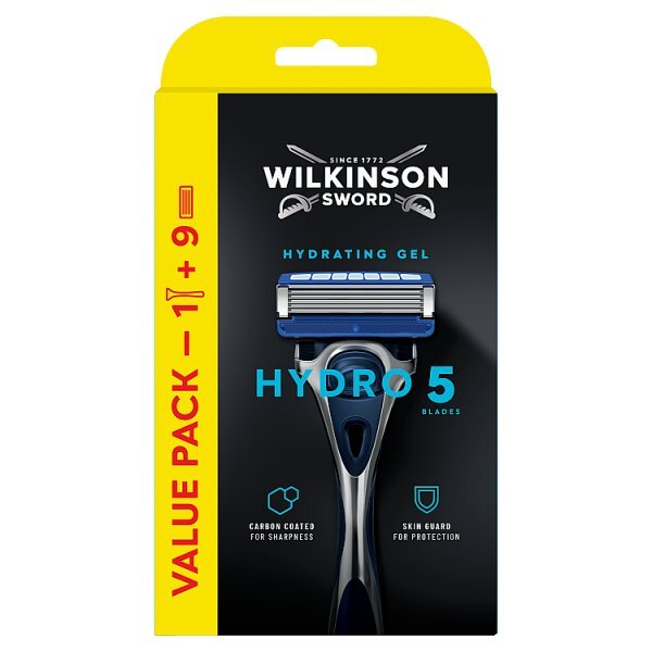 Wilkinson Sword Hydro 5 Skin Protection Handle + 9 Refills