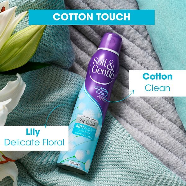 Soft & Gentle Aerosol  Cotton Touch 250Ml
