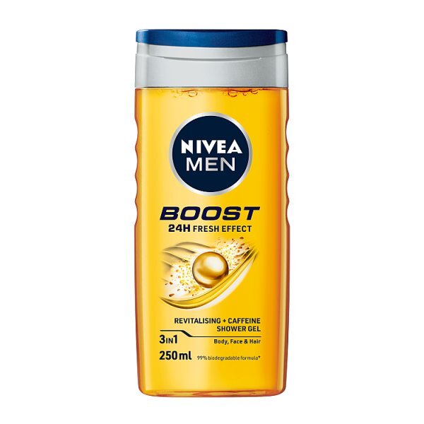 Nivea Men Boost Shower Gel, 250Ml