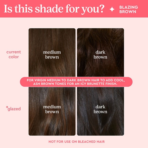 Glaze Super Color Conditioning Gloss Blazing Brown 190ml