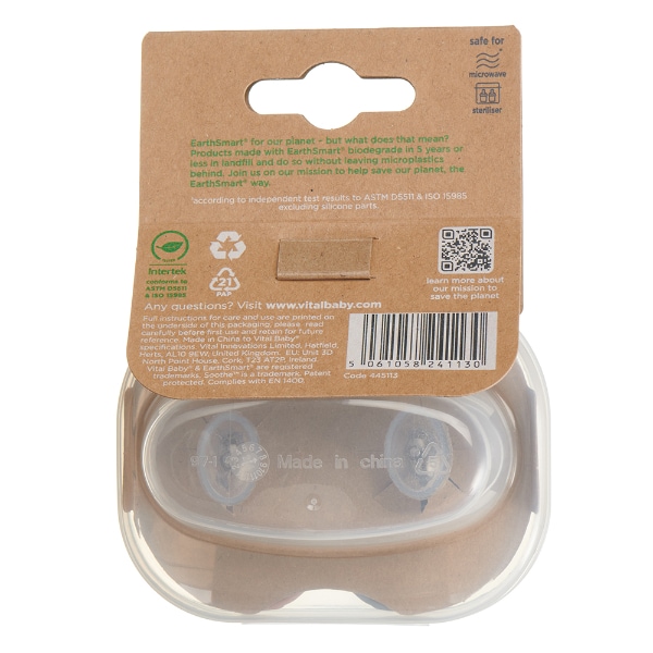 Vital Baby Soothe Airflow 6-18 Months 2Pk