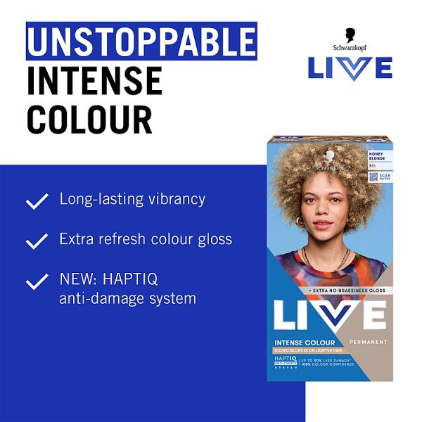 Schwarzkopf LIVE B16 Honey Blonde  Permanent Hair Dye